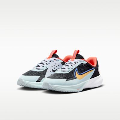 Nike Sonic Fly Black Glacier Blue Topaz Gold (GS)