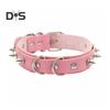 2Pcs/Set Rivet Necklace with Leash Adjustable Length Rivet Decor Collar Rope Set Couple Sexy Necklace Adult Erotic Products