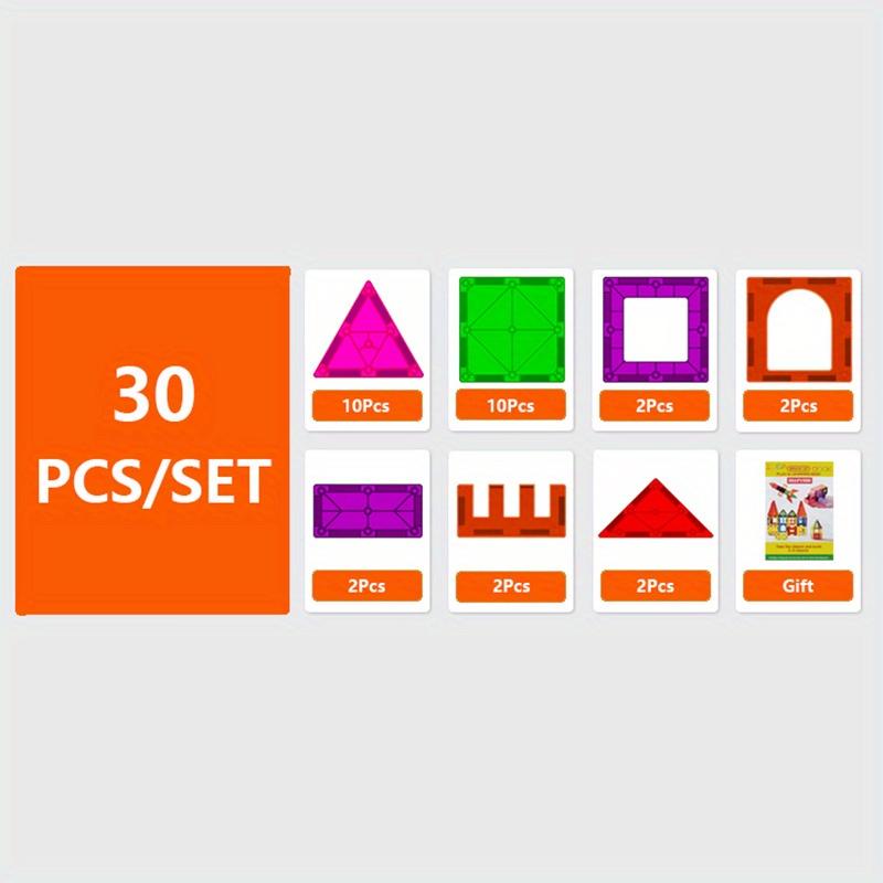 Magnetic Building Blocks Set Magnetic Tiles Magnet Sheet Construction Building Puzzle Boys Girls Children Montessori Toys Gifts