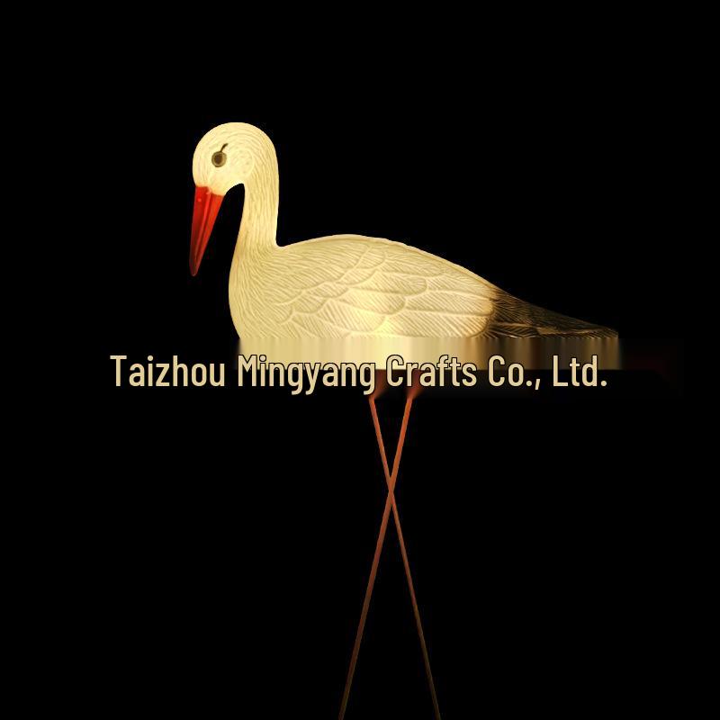 Cross-border Flamingo & Crane Outdoor Animal Decor Set for Garden or Wedding