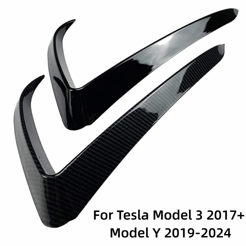 1 Coppia Kit Body Fendinebbia Copertura Trim per Tesla Model 3 2017+ Model Y 2019-2024 Miglioramento Carrozzeria