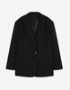 Mergo Martine Oversized Single Women'S Blazer [Black]