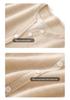 100% Pure Cashmere Women's Two-Piece Look Cardigan - Autumn/Winter 2026 Collection