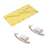 Seam Allowance Ruler and 2 Magnetic Seam Guide for Sewing Machine 1 8  to 2  Straight Line Hems Sewing Ruler for Sewing