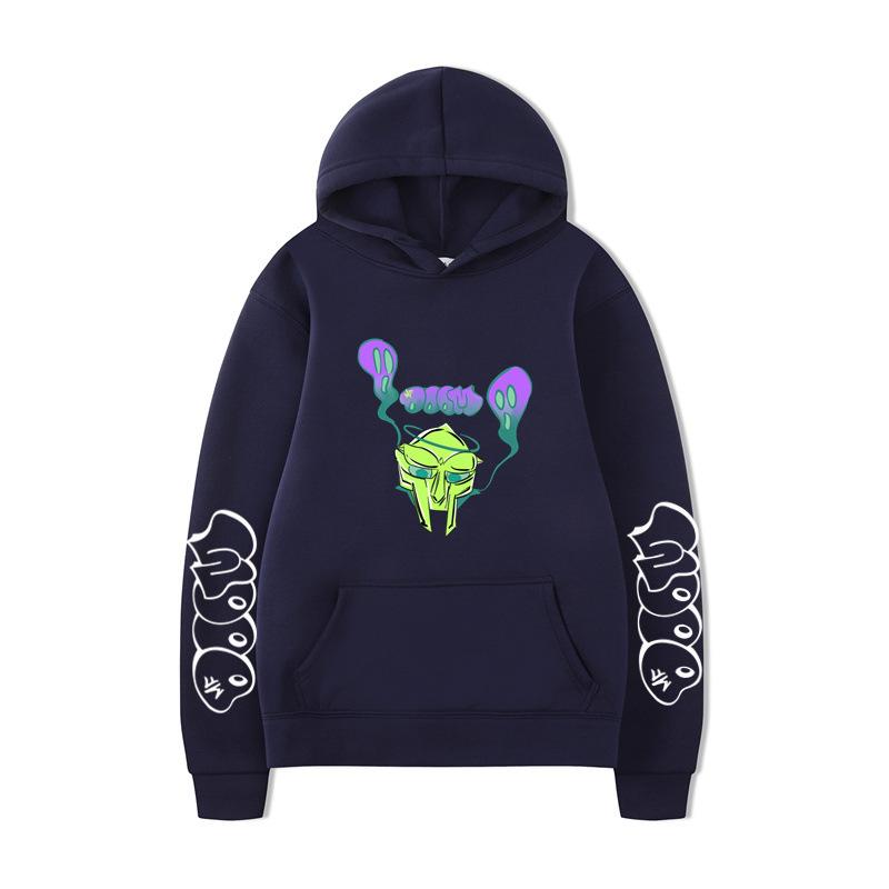 Hip-hop Singer Mf Doom Hoodies Singer New Printing Sweatshirts for Fans Long Sleeve Men Women Clothing Sudaderas Hoody