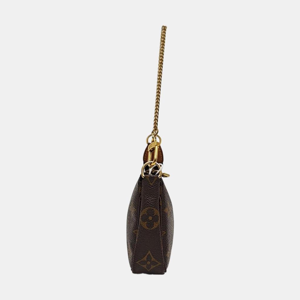 [Pre-Owned] Louis Vuitton Mini Pochette Accessoires 'Brown Monogram Canvas' - Good #YJ0Y4Y