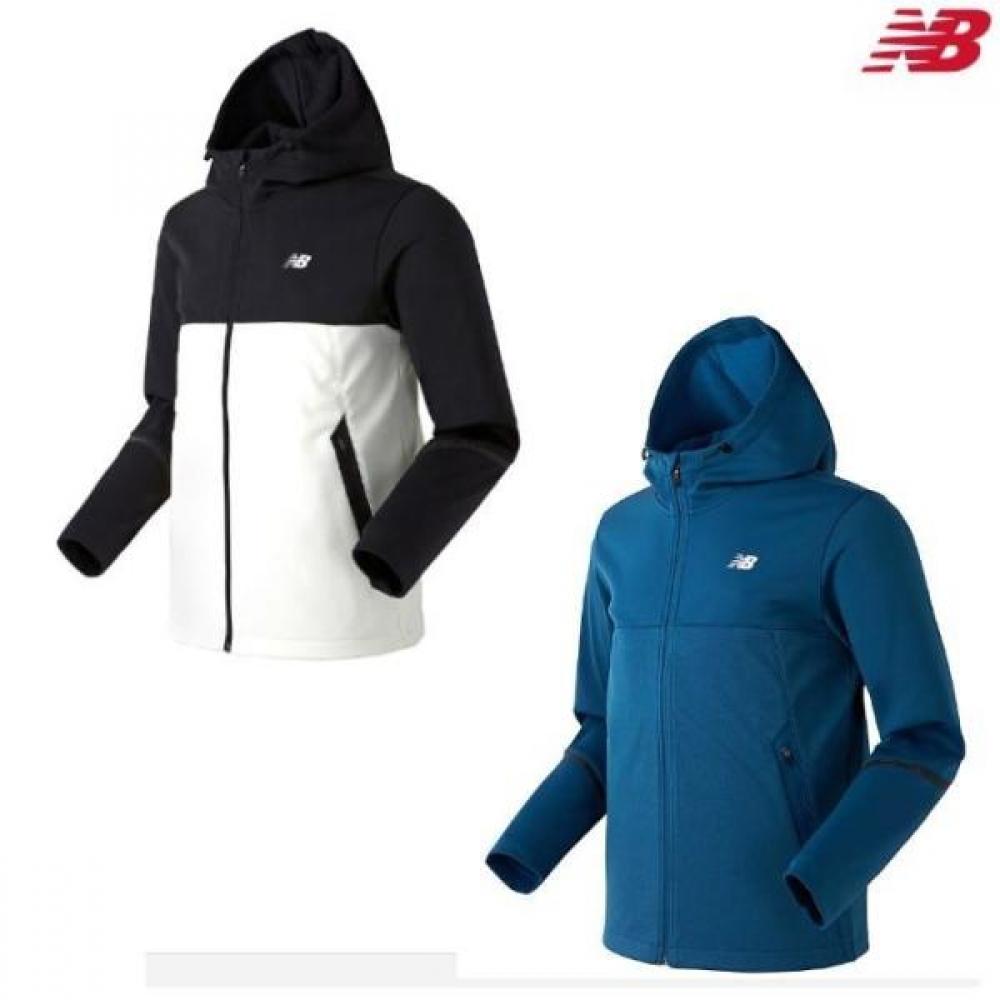 

New Balance Uni Hexagon Fleece Hoodie Zip Up Nbmd946031 Navy (100)