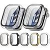 Tempered Film Integrated PC Watch Protective Case, Lightweight Cover For Apple Watch Series 12 42mm Aluminum / Titanium