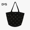 Outing Tote Bag Cotton Stroller Diaper Bag Portable Mommy Handbag Stroller Hanging Storage Bag for Diapers Bottles Travel Shopping