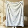 Sanrio Hello Kitty Plush Flannel Blanket Lightweight Throw Pink Gingham Apple Blanket Bed Sofa Cover School Office Nap Shawl