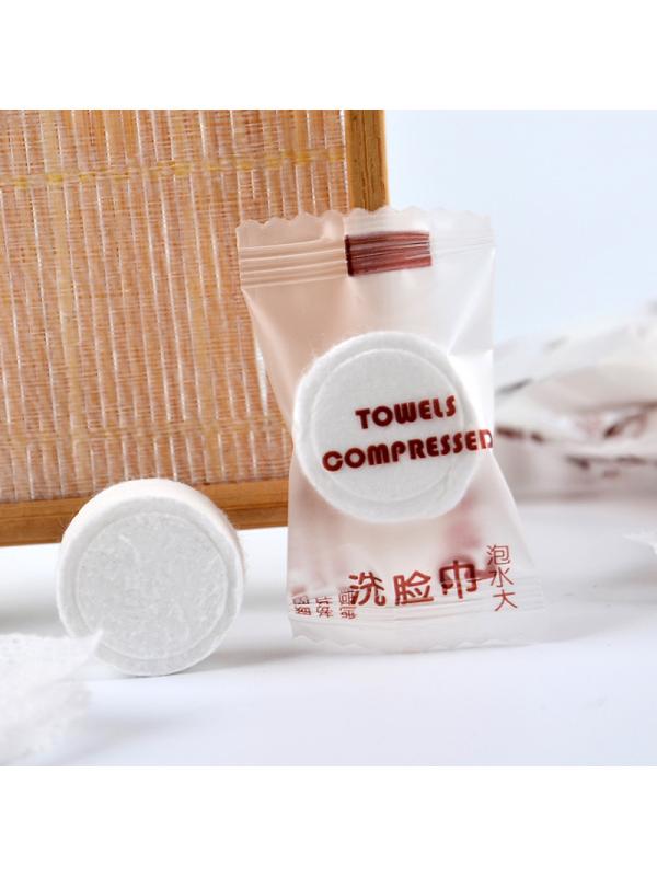 50pcs Mini Compressed Face Towels Cloth Wipes Travel Towel for Travel