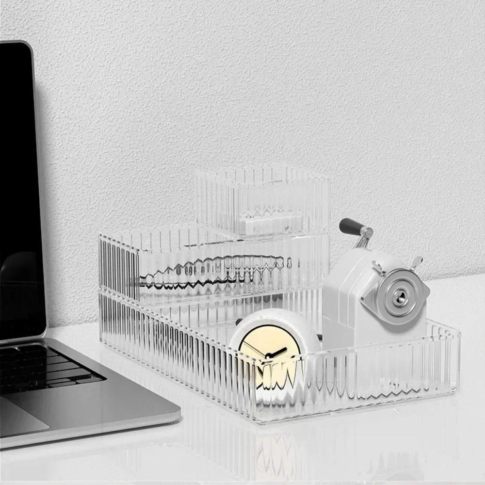 Transparent Makeup Storage Box Makeup Organize Cosmetic Organizer  Desktop