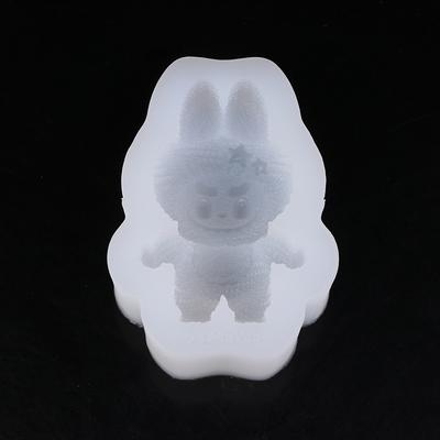 Multifunkční 3D silikonová forma Labubu na dorty a čokoládu pro pečení a zdobení cukrářských výrobků, skvělé kuchyňské doplňky.
