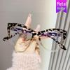 2024 Cat-Eye Color Block Glasses, Anti-Blue Light, Myopia-Ready Women's Frame
