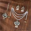 Meier European and american multi-layer pearl pendant jewelry set - vintage, heavily embellished, bohemian ethnic style fashion earrings