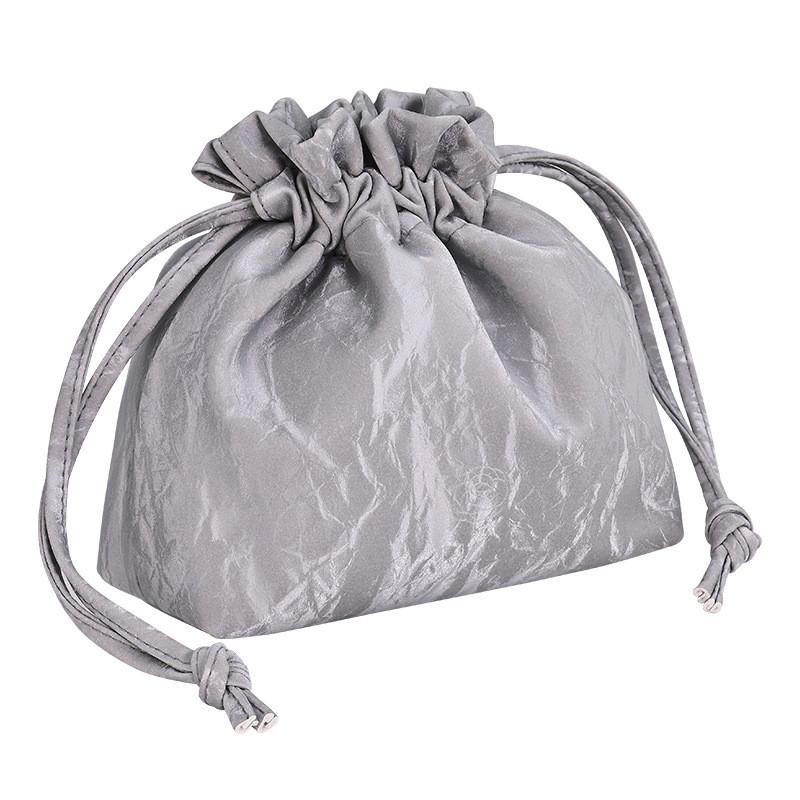 Klassische tragbare Kosmetiktasche mit Kordelzug aus wasserdichtem PU-Material für den täglichen Gebrauch
