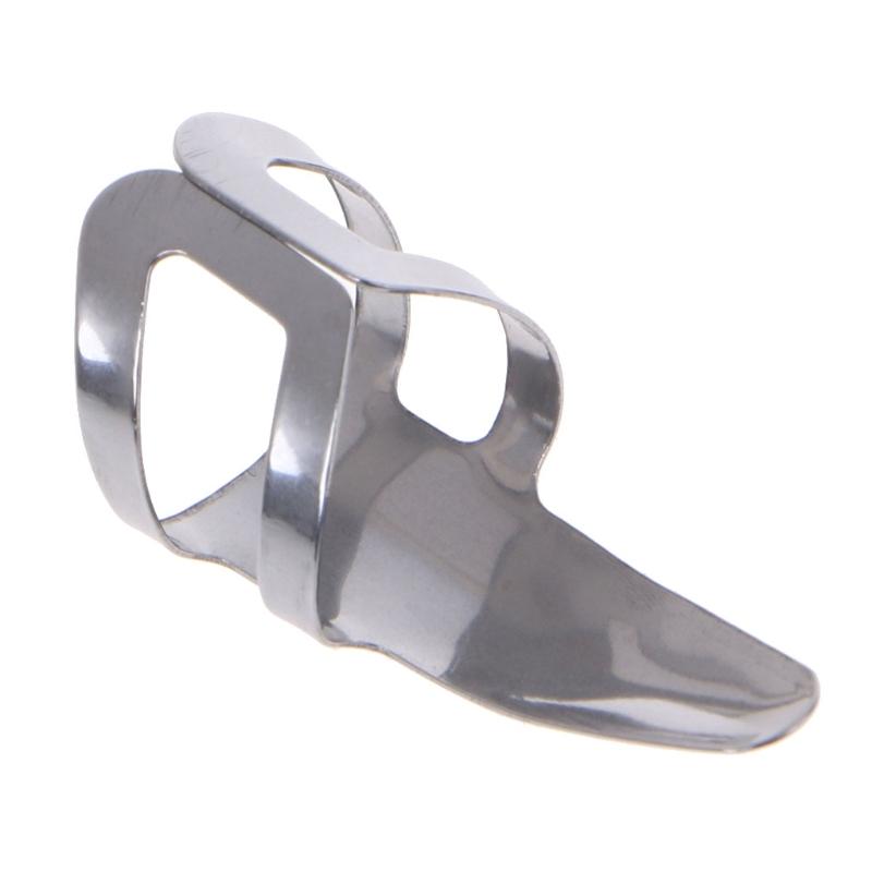 8pcs Adjustable Metal Finger Thumb Picks Plectrum for Fingerstyle Guitar Bass