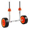 Kayak Cart, 113.4 Kg Load Capacity, Canoe Cart Dolly with 19.1 Cm Solid Rubber Tires & Kickstand, Assembles & Disassembles Within Seconds, Paddle