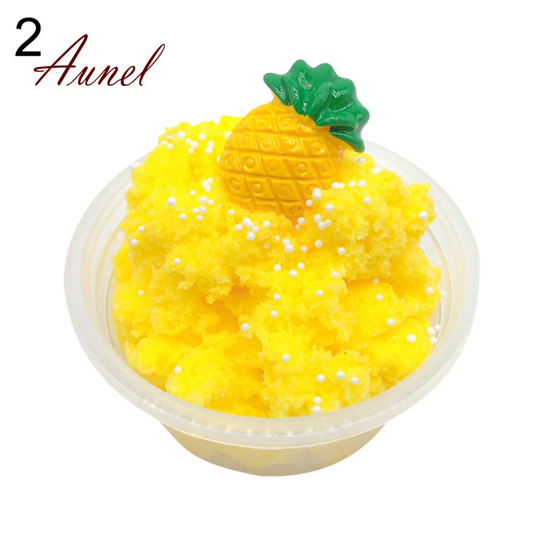 

60 мл фруктовая детская игрушка-слизь для снятия стресса, пластилин, ароматная пушистая глиняная глина, подарок