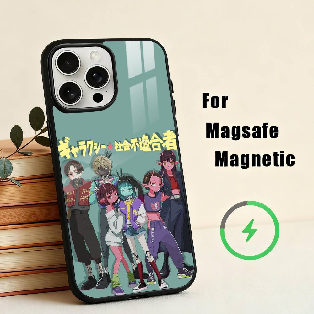

M-Milky-Y S-Subway-Y Anime Phone Case For iPhone17,16,15,14,13,12,11 Plus,Pro Max Magnetic For Magsafe Wireless Charging iPhone12