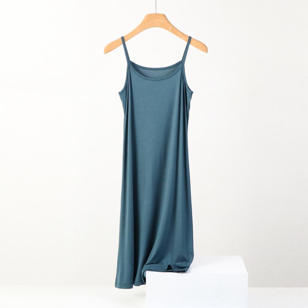 Summer Dress Women's Sleeveless Camisole Dress Plus Size Loose Casual Inner Long Bottom Dress