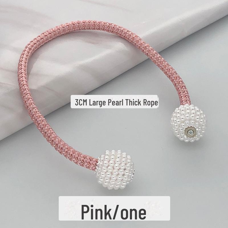 Dicke Seilperle Vorhang Magnetschnalle