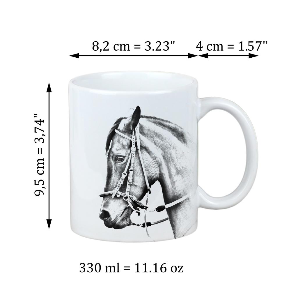 Paso Fino - cană cu un cal, cană drăguță cu grafică, un cadou cu poza ta de la marca Art-Dog