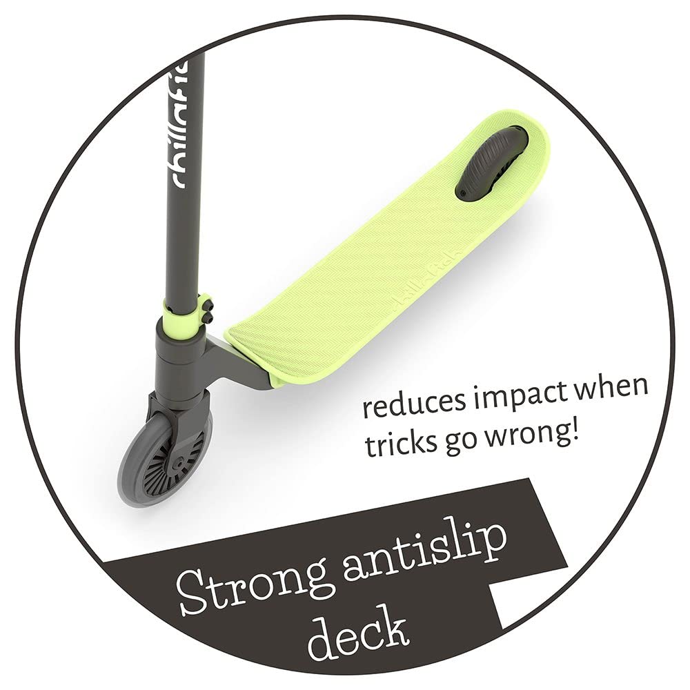 Chillafish Stunt Kick Scooter, Pistachio, 2-Wheel Stunt Scooter, CPST01PIS, Authentic