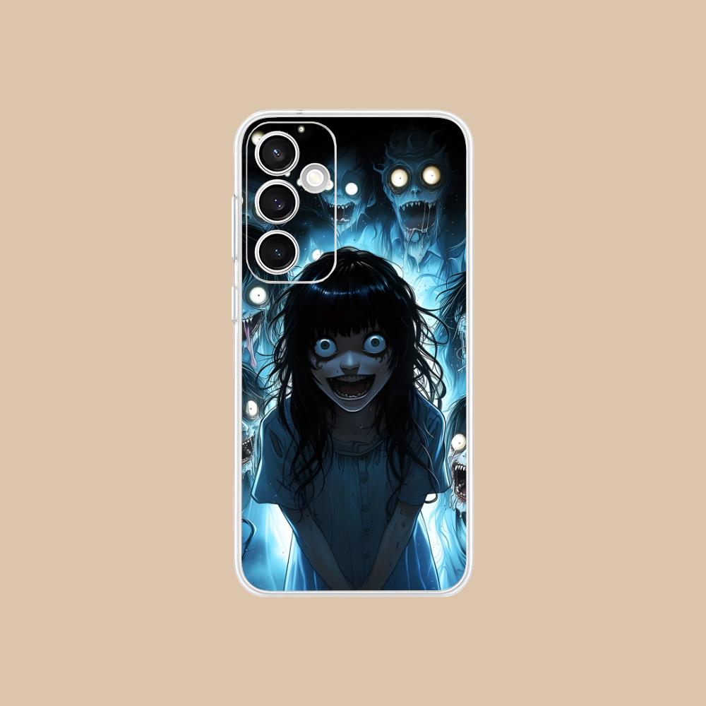 

Terror Gothic Art Mobile Phone Case for Samsung Galaxy S25 S24 S23 S22 S21Plus FE Ultra Clear Colorful Cover Cover Luxury Galaxy S25