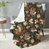 Adorable Hedgehog Throw Blanket Soft, Animal Print Comfy, Lightweight, Warm for Men and Women Bedroom Office Home Decor