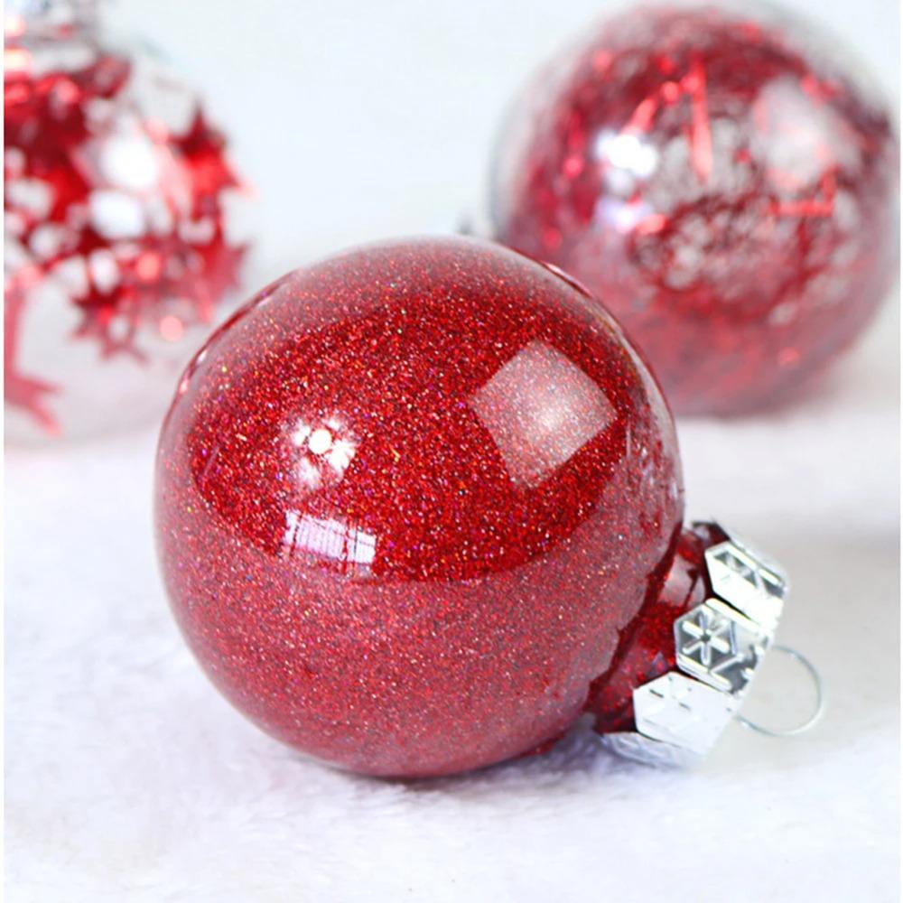 24pcs 6cm Painted Christmas Balls Set Christmas Tree Pendant  Indoor Outdoor Decoration