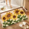 Soft Durable Absorbent Floor Mat Non-Slip Carpet Bathroom Floor Mat  Bathroom Door