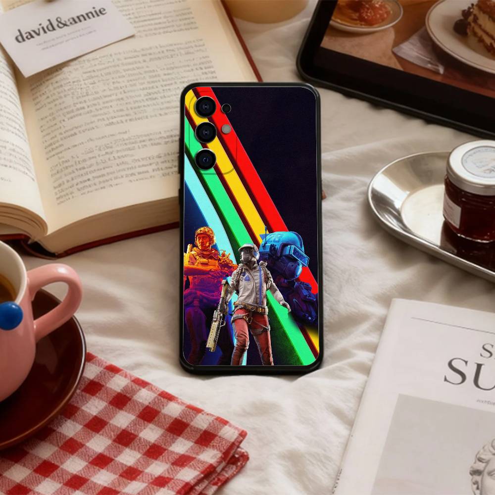 Tactical Co-op A-ARC R-Raiders Phone Case For Samsung S 25,24,23,22,30,21,10,9,Ultra,Plus,Lite,FE,4,5 G Soft Black Case