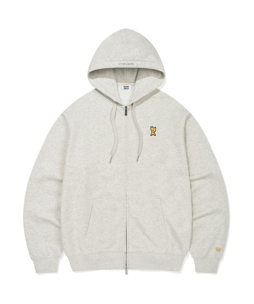 Wacky Willy Signature Kiki Logo Zip-Up Hoodie (5 Colors) (Type B)