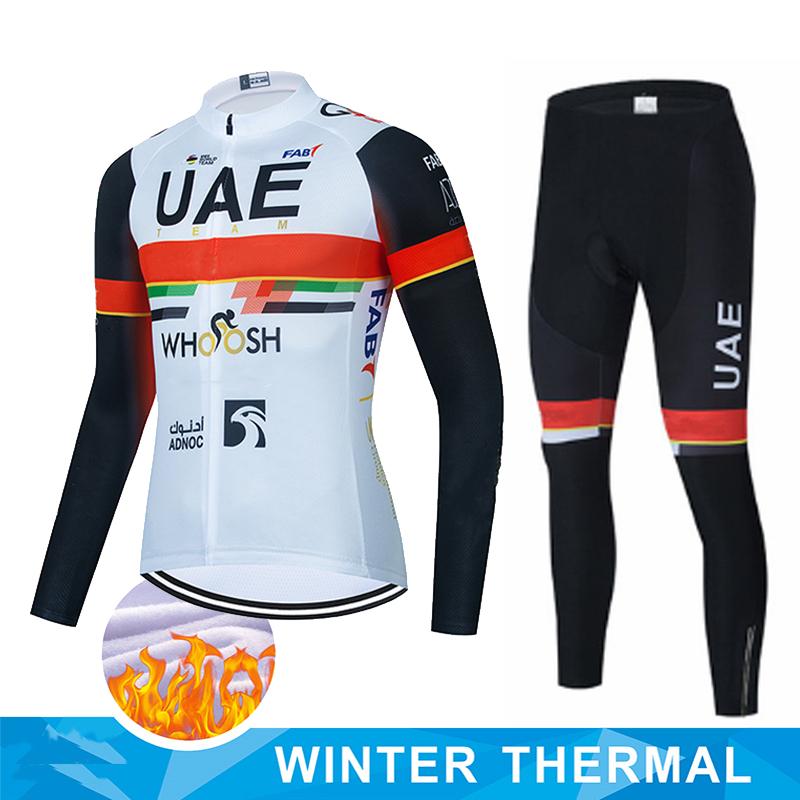 

Комплект велоджерси с термофлисом для зимы 2025 ОАЭ Maillot Ropa Ciclismo Сохраняет тепло Одежда для MTB велосипеда Велосипедная одежда Велосипедный комплект 4XL