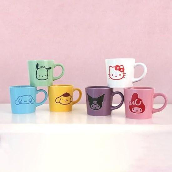 Sanrio Pom Purin Mug Cup M Approximately 260ml Microwave Dishwasher Safe Tableware Goods Water-Repellent Yellow Character Made Japan 308125