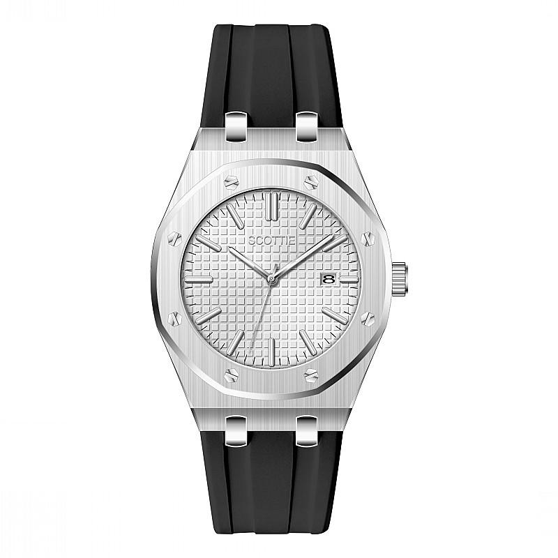 Mode Neutrale Große Zifferblatt Personalisierte Uhr Trend Temperament Herrenuhr Damenuhr Band Kalender
