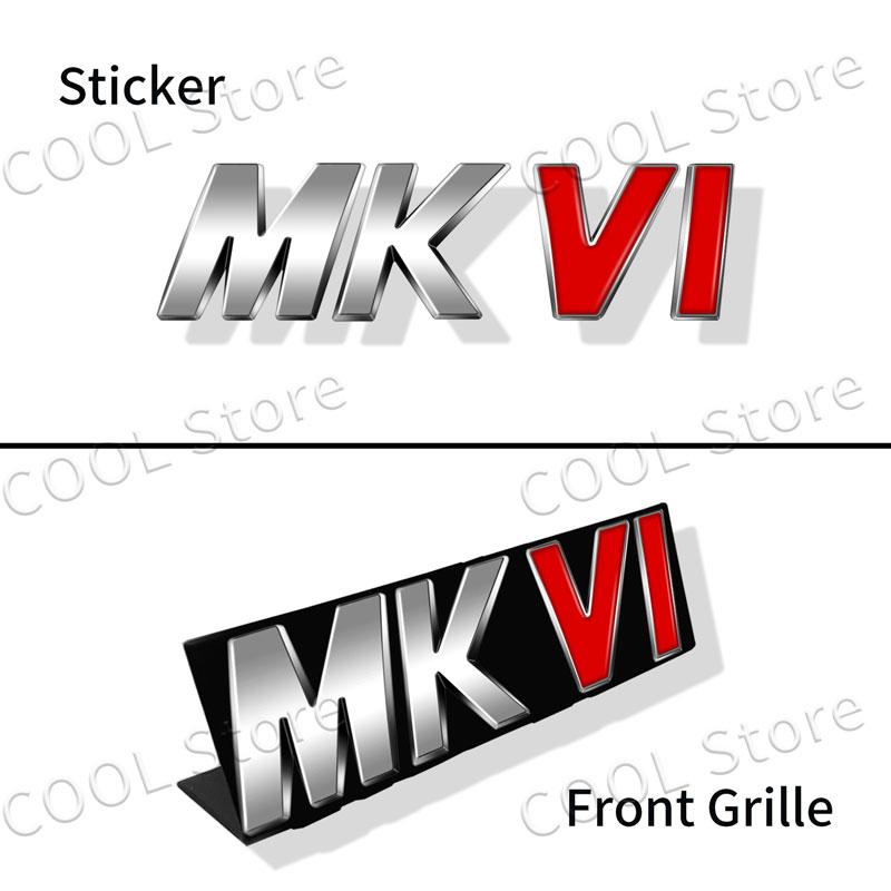 3D Metal MKIV MKV MKVI Logo Car Fender Emblem Rear Tail Trunk Badge Sticker For Volkswagen Golf MK4 MK5 MK6 MK7 Jett Passat