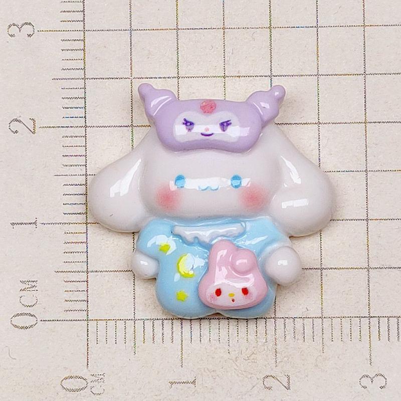 10 Pcs New Mini Kawaii Cartoon Animal Kitten Puppy Rabbit Resin Scrapbook Diy Jewelry Children Gift Hairpin Accessories A10