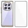 For Xiaomi Redmi Note 14 Pro 4G Phone Case WANLONFENG XC Series TPU Acrylic Cover with Tempered Glass (Big Lens Hole)