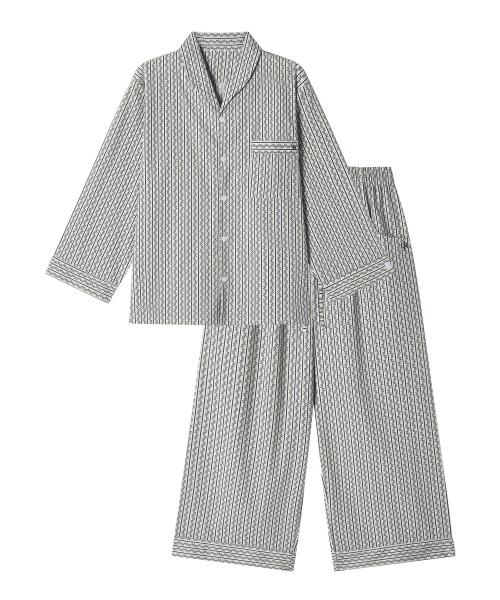 [OFF HOUR OBJET] Silen Bay Long-Sleeve Pajama Set [2SET] [Shipped from Korea] 100% Authentic