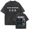 Washed Vintage Bad Omens Do You Feel Love Tour  Graphic T Shirt Men Women Clothing Retro Rock Gothic Metal Street Tshirts