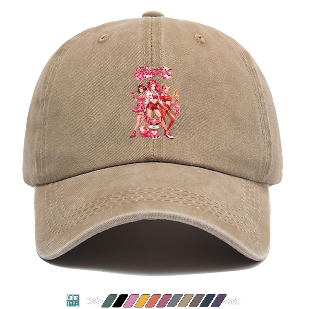 Cappellino da Baseball con Stampa Anime Tema Huntrix Tendenza Moda Stato Unisex Cappello Stile di Strada Cappellino HipHop Articolo di Moda Unisex Regolabile