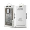 Dkny Dkhmp15Lpsospw Iphone 15 Pro6.1 Brązowy/Brown Hardcase Leather Printed Pattern Metal Logo Magsafe