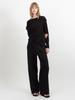 Seleukeu Oblique Drape Top_Black