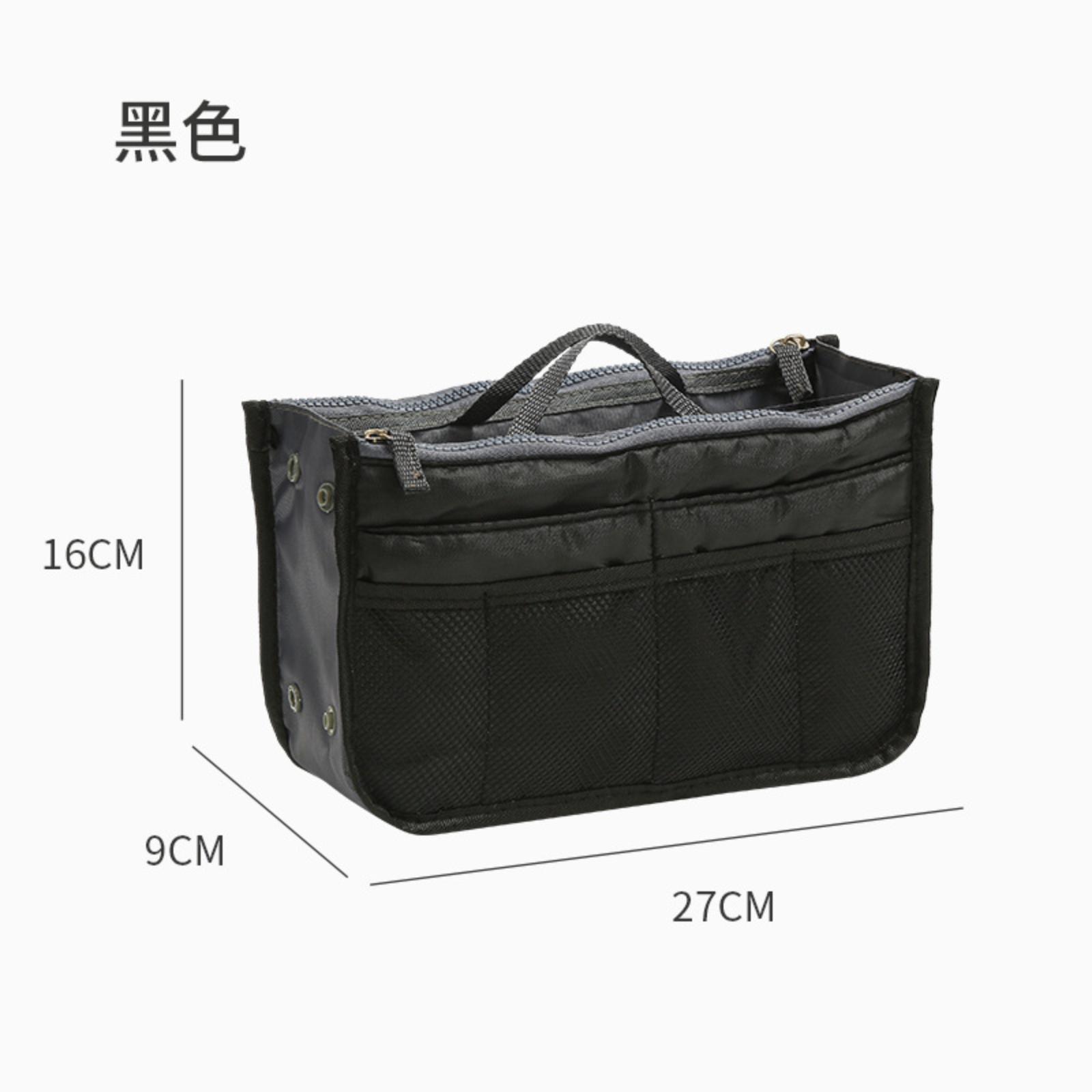 

Утолщенная многофункциональная сумка для хранения большой вместимости для туалетных принадлежностей и косметики One Size чёрный