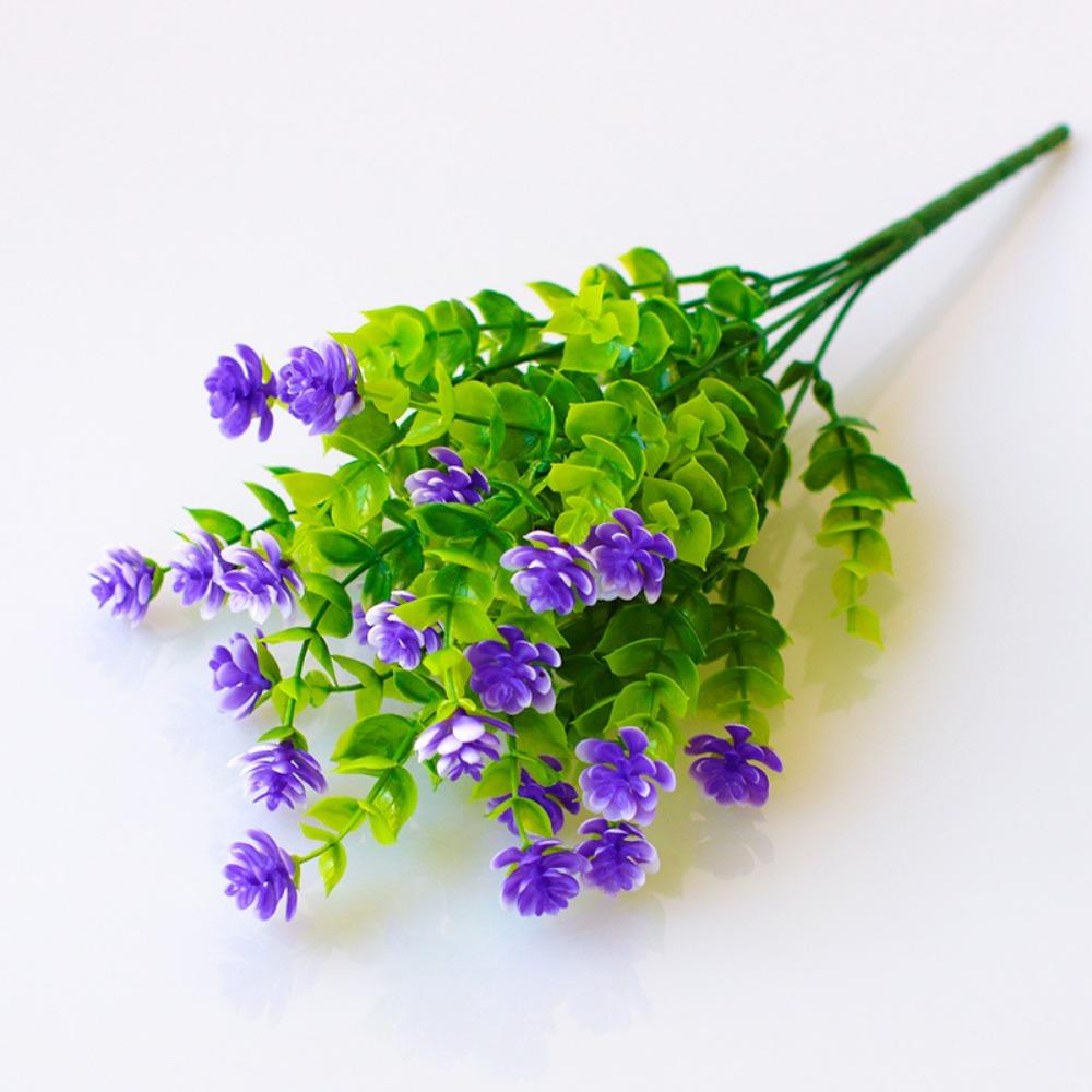 Mehrfarbige Künstliche Eukalyptusblumen Plastik-Eukalyptus-Strauß Innendekoration