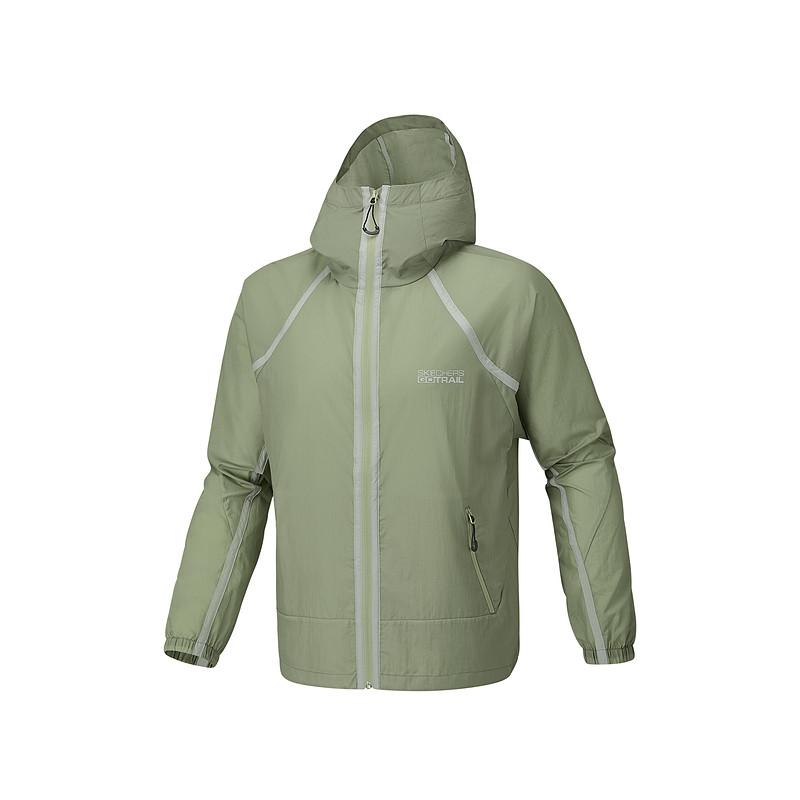 Skechers Zipper Hooded Outdoor Sports Sun Protection Jacket Unisex jackets P226U020-02MK XS