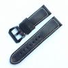 Handgemachtes Retro 22mm 24mm 26mm rauchgraues Crazy Horse Echtleder Armband Armband ersetzen für PAM Panerai Uhrenarmband
