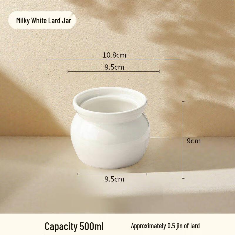 Qiwei Ceramic Oil Storage Pot with Filter